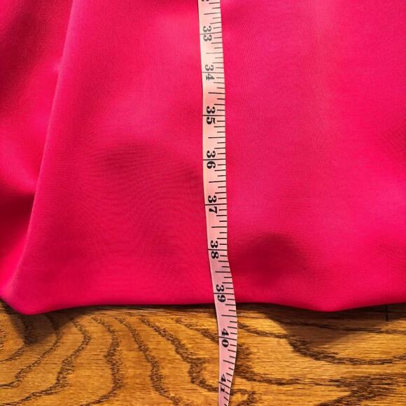Calvin Klein Pink Sleeveless Dress, pleated, pockets Size 10 A line Preppy - Picture 9 of 11
